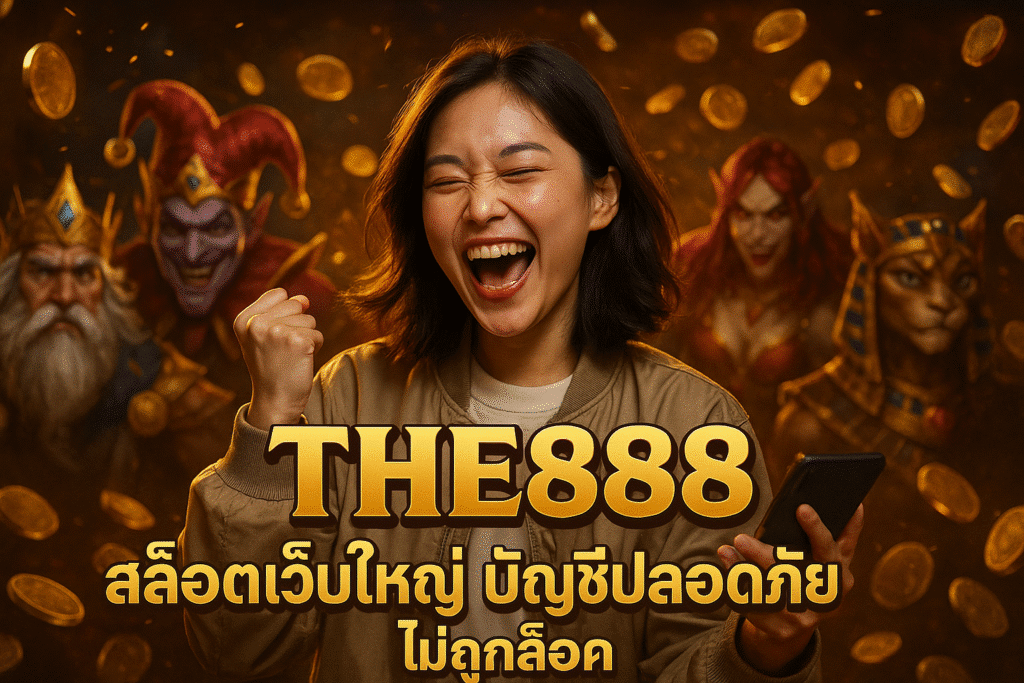 THE888 สล็อตเว็บใหญ่ บัญชีปลอดภัย ไม่ถูกล็อค