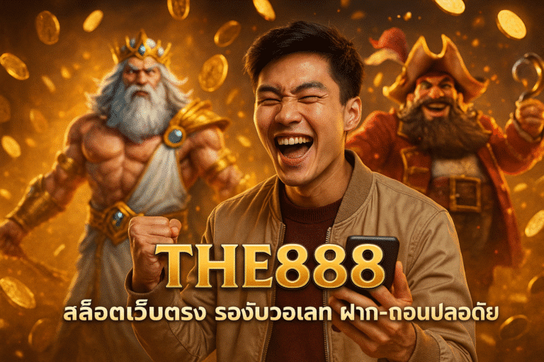 THE888 สล็อตเว็บตรง รองรับวอเลท ฝาก-ถอนปลอดภัย