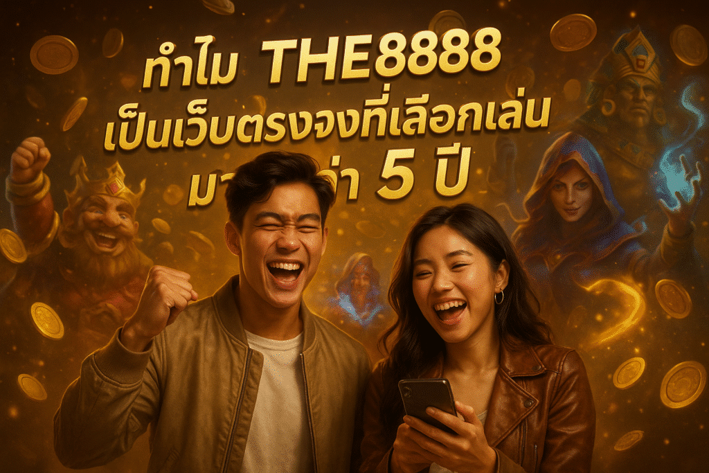ทำไม THE888 เป็นเว็บตรงที่เลือกเล่นมากกว่า 5 ปี