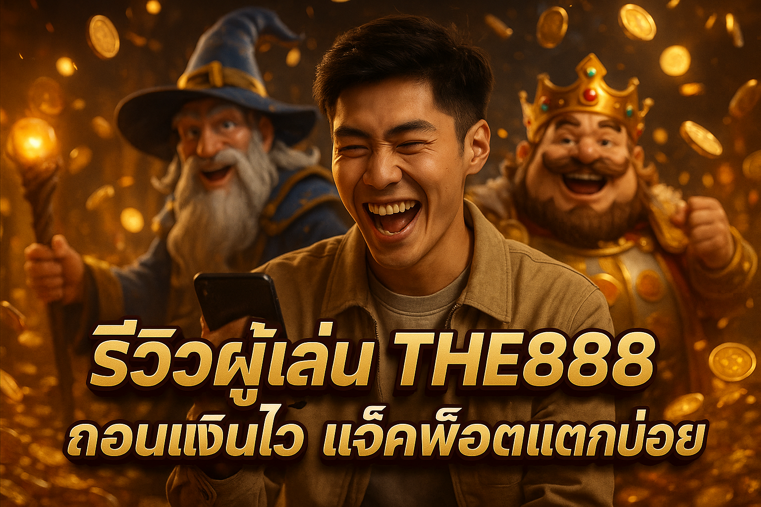 รีวิวผู้เล่น THE888 ถอนเงินไว แจ็คพ็อตแตกบ่อย
