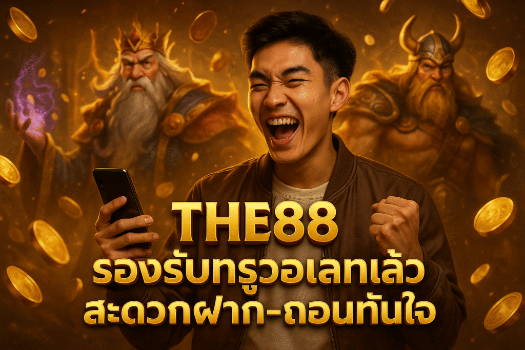 THE888 รองรับทรูวอเลทแล้ว สะดวกฝาก-ถอนทันใจ