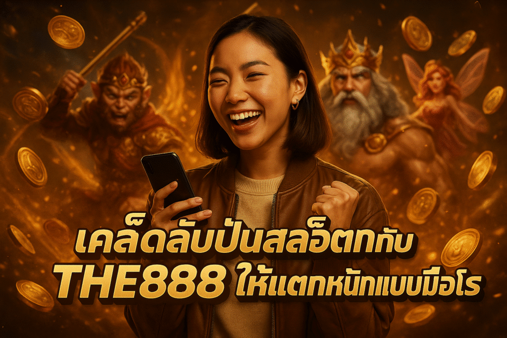 เคล็ดลับปั่นสล็อตกับ THE888 ให้แตกหนักแบบมือโปร