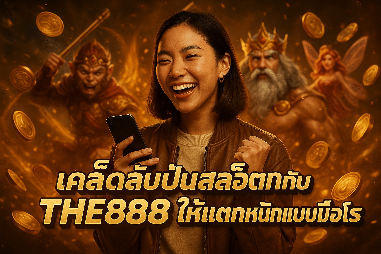 เคล็ดลับปั่นสล็อตกับ THE888 ให้แตกหนักแบบมือโปร