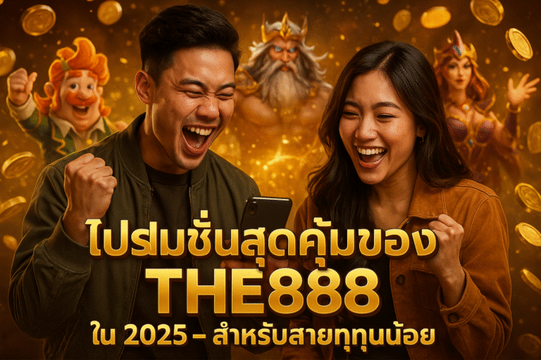 โปรโมชั่นสุดคุ้มของ THE888 ใน 2025 สำหรับสายทุนน้อย