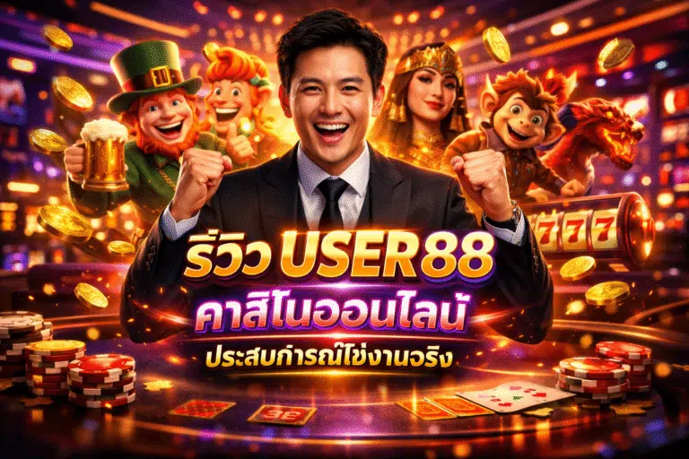รีวิว USER88 คาสิโนออนไลน์ ประสบการณ์ใช้งานจริง